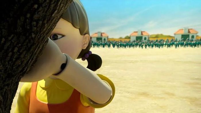 Trò chơi con mực là hiện tượng phim truyền hình năm 2021 - Ảnh: Netflix