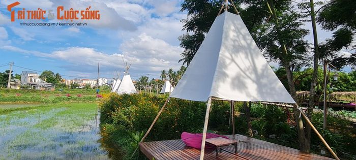 Đây là địa điểm nghỉ ngơi, thư giãn độc lạ được nhiều bạn trẻ yêu thích.