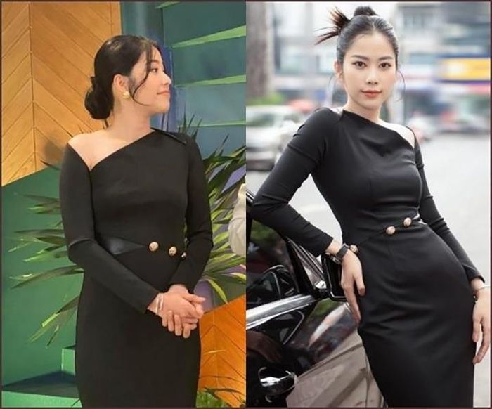 Nam Em từng diện chiếc đầm đen ôm sát cơ thể, thế nhưng nhìn qua ảnh “được tag” nhiều người cho rằng với góc chụp lén này trông cô rõ ràng mũm mĩm hơn hẳn ảnh đã qua chỉnh sửa. 