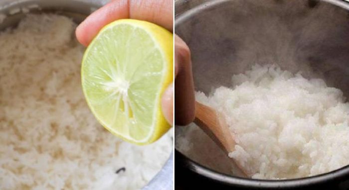 Lợi ích của việc vắt chanh vào nồi cơm.
