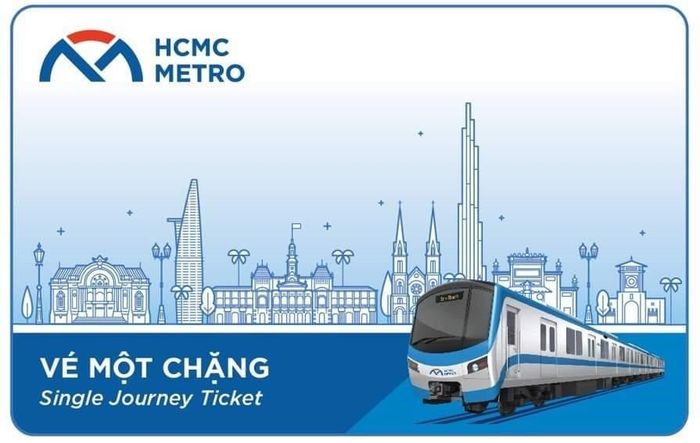 Mẫu thẻ vé một chặng.