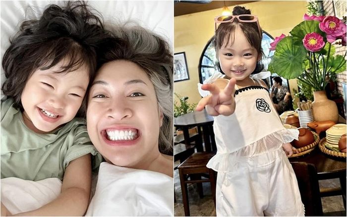 Dẹp bỏ ồn ào, nữ ca sĩ lấy lại cân bằng và cùng con gái tận hưởng những giây phút yên bình trong tổ ấm của 2 mẹ con.