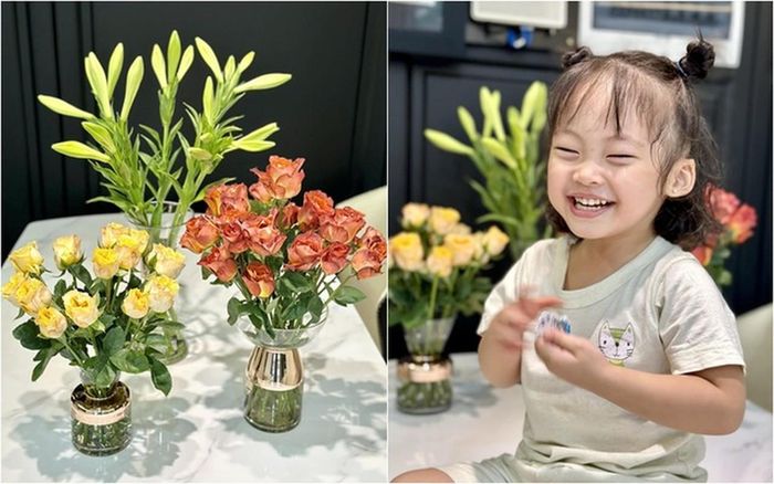 Không chỉ hoa ly, Pha Lê còn chơi nhiều loại hoa khác nhau như hồng, đồng tiền, lan vũ nữ...