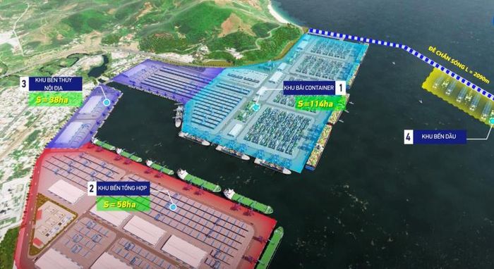 Phối cảnh Dự án Cảng Liên Chiểu.