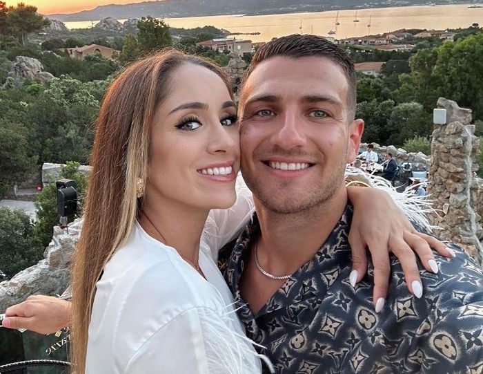 Diogo Dalot và bạn gái Claudia Pinto Lopes tận hưởng kỳ nghỉ hè tại Sardinia (Italy).