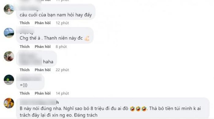Đoạn tin nhắn sau khi được chia sẻ đã nhận về nhiều ý kiến bàn luận từ cư dân mạng. Việc cô gái nhất quyết mua vé mắc nhất dù kinh tế của bản thân và bạn trai đều không cho phép cũng không được cư dân mạng đồng tình. Ảnh: Chụp màn hình