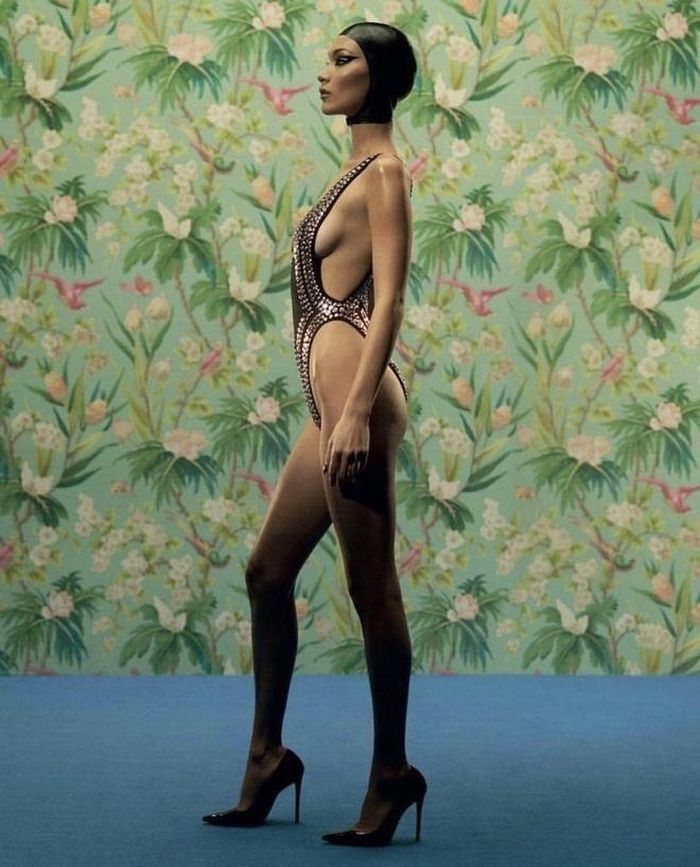  Bella Hadid từng vấp tranh cãi vì thân hình gầy guộc. Ảnh: People. 