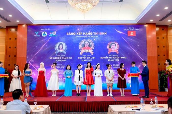 Các thi sinh tại cuộc thi