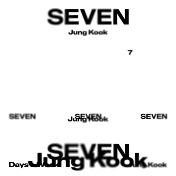 Bìa đĩa đơn "Seven" của Jungkook (BTS)