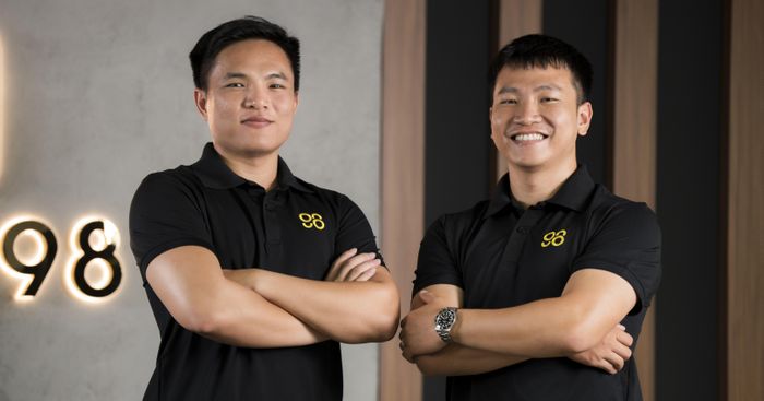 Ông Lê Thanh (trái) và ông Nguyễn Thế Vinh (phải) - Đồng sáng lập Vietnam Future Fund.