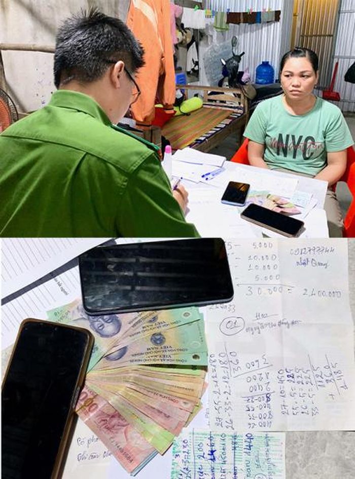 Cơ quan Công an làm việc với đối tượng Hoa.