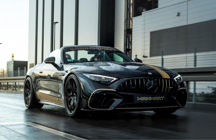  Thông số mới của Manhart SL 700 R chưa được công bố. Mercedes-AMG SL 63 nguyên bản có khả năng tăng tốc 0-100 km/h trong 3,6 giây, tốc độ tối đa 315 km/h. 