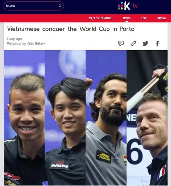 Trang Kozoom giật tít: "Việt Nam chinh phục World Cup ở Porto"