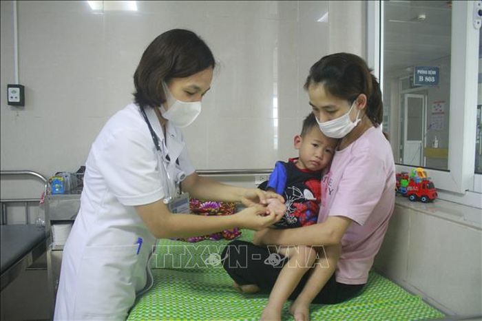 Người lớn cũng cần thực hiện phòng bệnh tay chân miệng tránh lây lan cho trẻ nhỏ. Ảnh: TTXVN