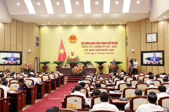 Quang cảnh Kỳ họp. 