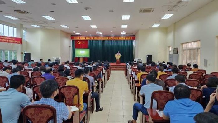 Hình ảnh tập huấn nghiệp vụ Kỳ thi tốt nghiệp THPT tại HĐT tỉnh Bắc Giang năm 2023 (Ảnh TL).