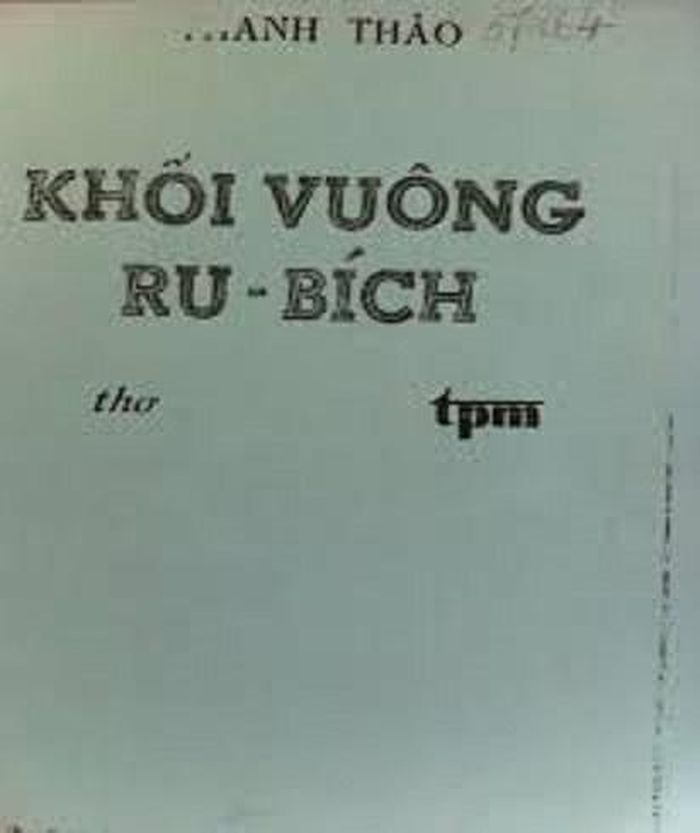 Tập thơ “Khối vuông ru-bích” của Thanh Thảo