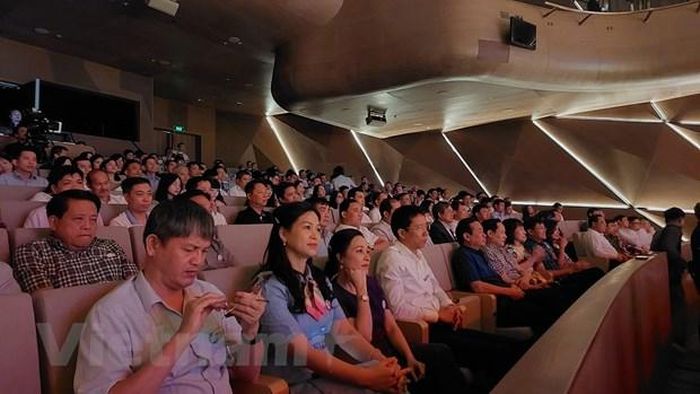 Đây là thiết chế văn hóa mới của Thủ đô, đáp ứng nhu cầu thưởng thức nghệ thuật chất lượng cao của người dân. (Ảnh: Minh Thu/Vietnam+)