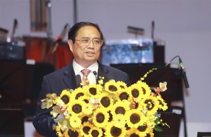  Thủ tướng Chính phủ Phạm Minh Chính phát biểu tại buổi Lễ.