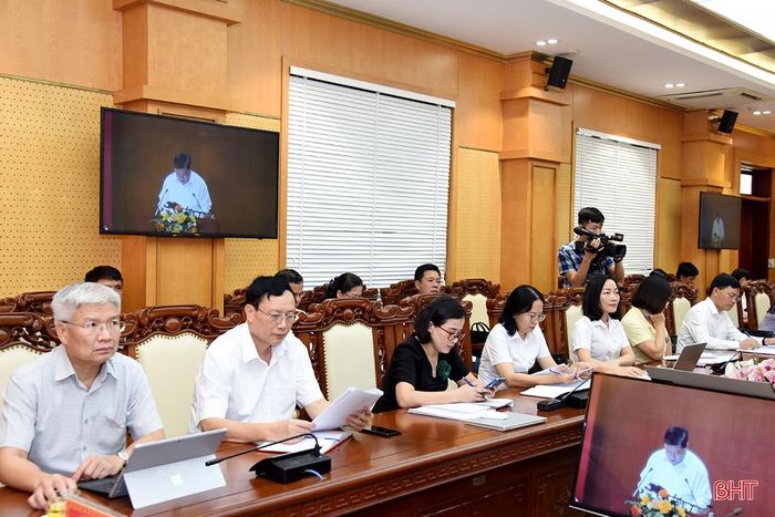 Hội nghị được tổ chức trực tuyến trong cả nước.