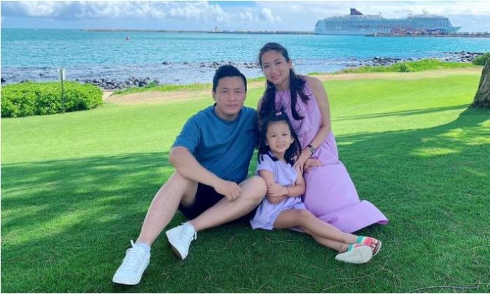 Ngoài các chuyến lưu diễn, Lam Trường dành nhiều thời gian đưa vợ con đi du lịch. Ảnh: Facebook Lam Truong