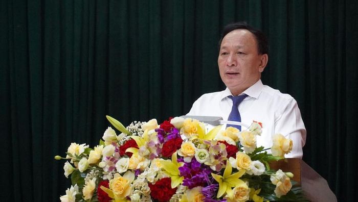 Phó Bí thư Thường trực Tỉnh ủy, Chủ tịch HĐND tỉnh Trần Hải Châu phát biểu khai mạc