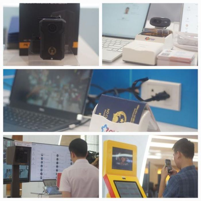 Các thiết bị đọc CCCD gắn chip, hộ chiếu, camera... phục vụ chuyển đổi số.