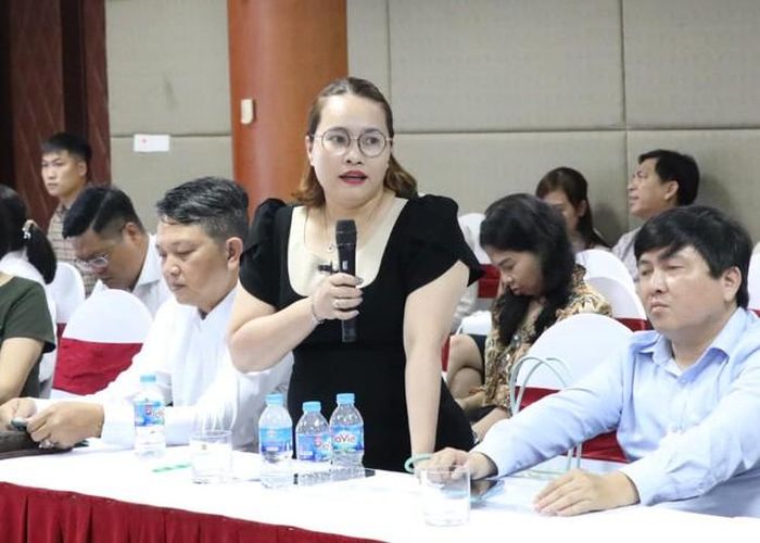 Bà Ngô Lan Anh, Quyền Giám đốc Trung tâm Lưu trữ Lịch sử thành phố Đà Nẵng mong muốn sớm hoàn thiện bộ tài liệu tổng hợp kinh nghiệm tổ chức chuyên đề trưng bày của các cấp từ trung ương tới địa phương