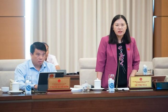 Chủ nhiệm Ủy ban Tư pháp Lê Thị Nga.