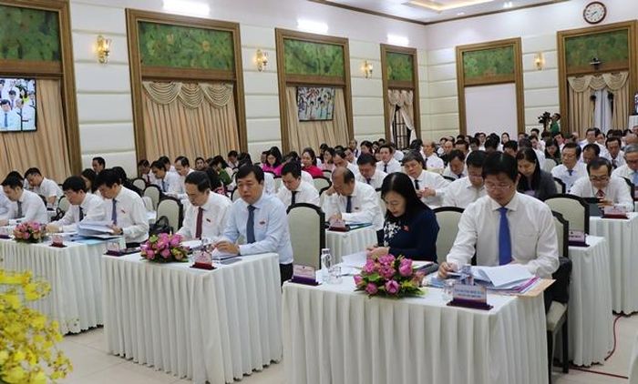 Đại biểu tham dự kỳ họp thứ 6, Hội đồng nhân dân tỉnh khóa X