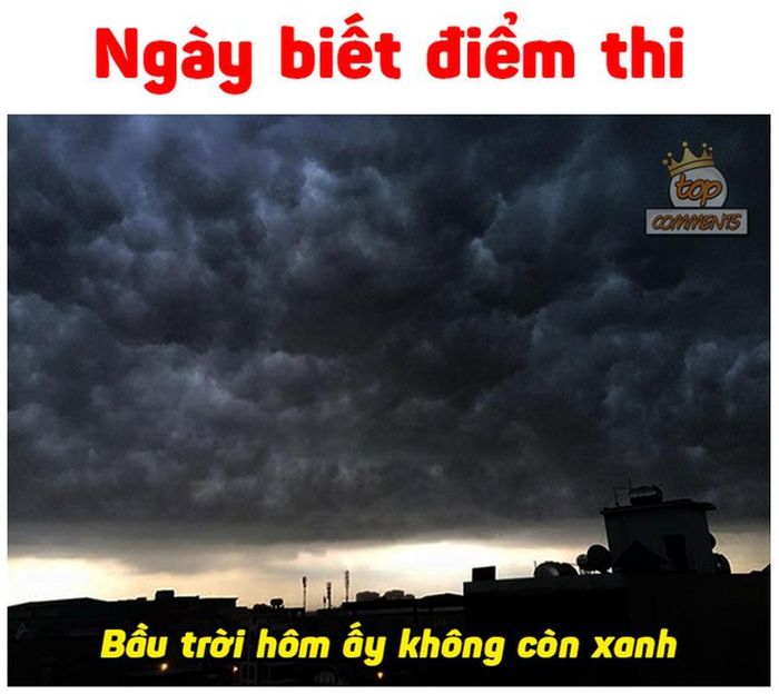 Điểm thi tốt nghiệp THPT được công bố cũng là lúc cư dân mạng sáng tạo, chế loạt hình ảnh hài hước hòa cùng tâm trạng với các sĩ tử.
