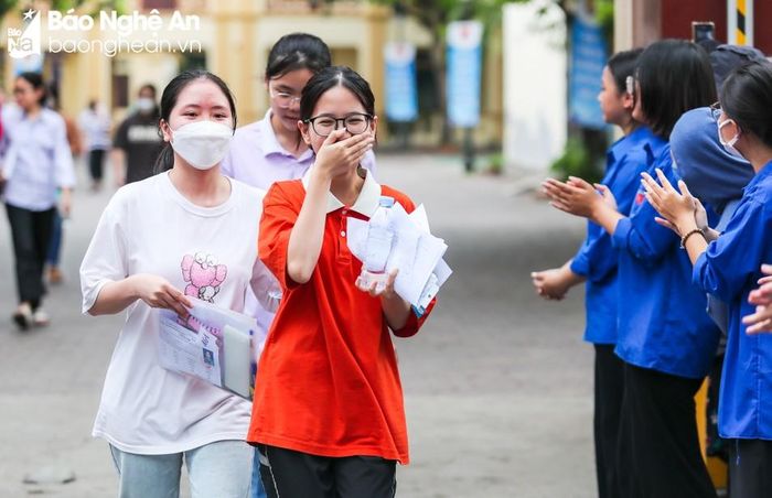  Thí sinh tham dự kỳ thi tốt nghiệp THPT năm 2023. Ảnh tư liệu: Đức Anh 