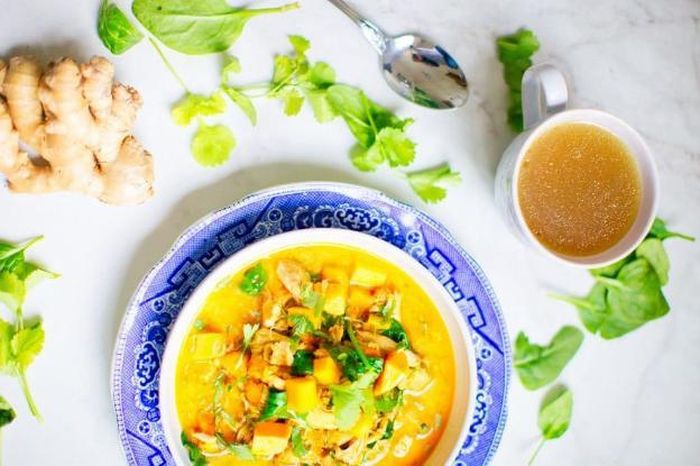Gừng có thể dùng làm gia vị trong các món ăn.