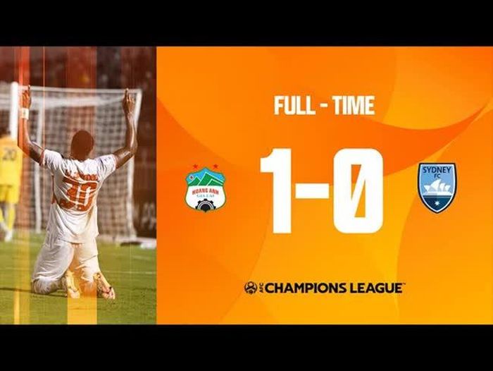 HAGL từng đánh bại Sydney FC ở Champions League