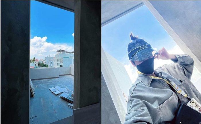  Nhà của Quế Vân gồm 4 tầng, xây trên mảnh đất 5x20m ở trung tâm thành phố.