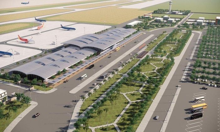Phối cảnh một thiết kế dự án sân bay Côn Đảo.