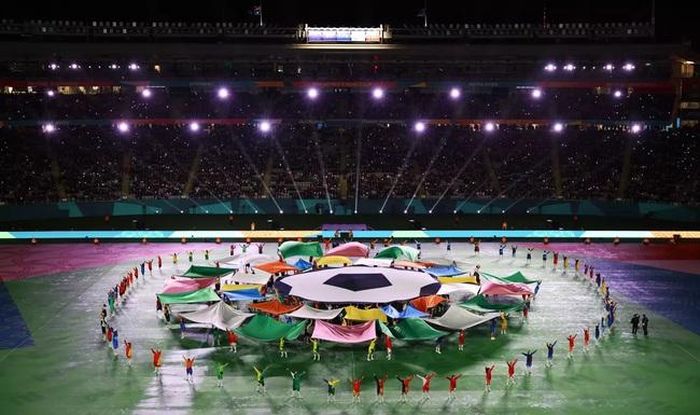 Lễ khai mạc đầy sắc màu và sự mới mẻ của World Cup 2023. Ảnh: FIFA