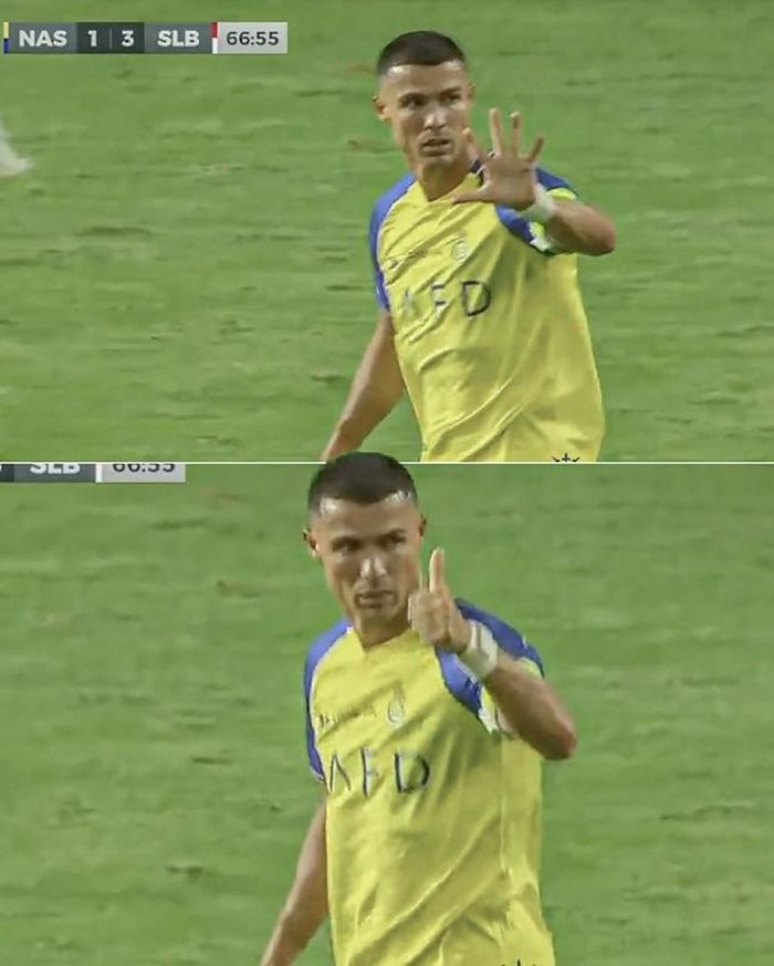 Ronaldo xin đá thêm 5 phút dù đội nhà đang bị dẫn 2 bàn