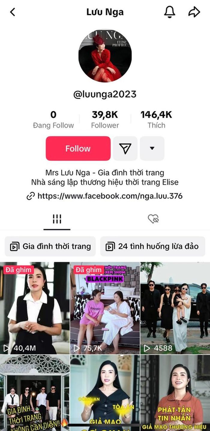 CEO Lưu Nga là một trong các đại sứ chương trình cảnh báo hành vi lừa đảo trên mạng
