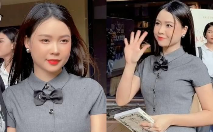 Diện mạo có phần tròn trịa hơn của Sam khiến nhiều người đặt nghi vấn cô đã "trùng tu nhan sắc" 