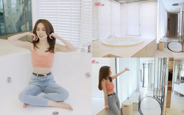 Không gian phòng tắm cực kỳ hiện đại.
