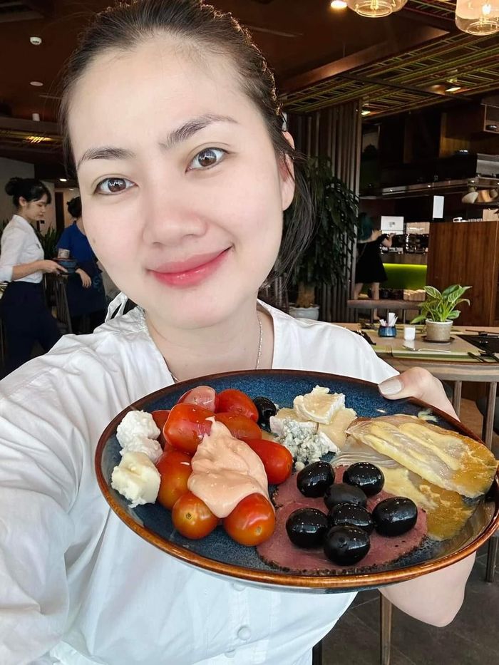 Bữa ăn thanh đạm của diễn viên Ngọc Lan.