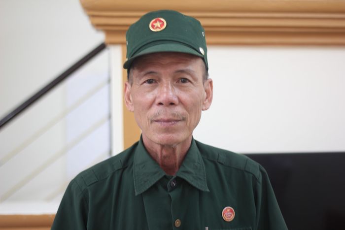 Ông Đàm Văn Lũy giờ đây vẫn không thôi tự hào về một thời oanh liệt đã đi qua.