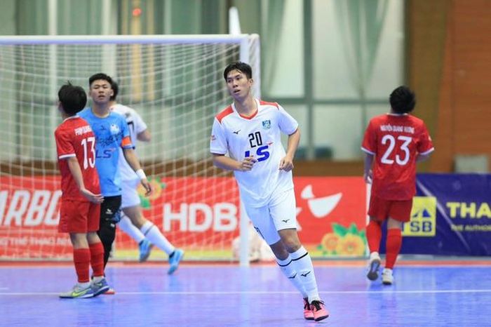 Thịnh Phát là cầu thủ ghi bàn nổi bật nhất của Thái Sơn Nam hiện tại với 9 lần phá lưới đối thủ kèm 3 kiến tạo. Ảnh: TN