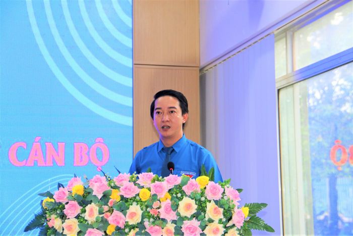 Anh Trương Văn Bình phát biểu tại lễ nhận quyết định