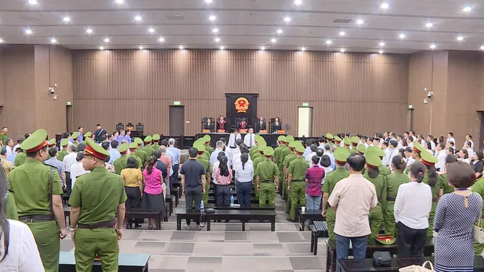 HĐXX tuyên án chiều ngày 28/7.