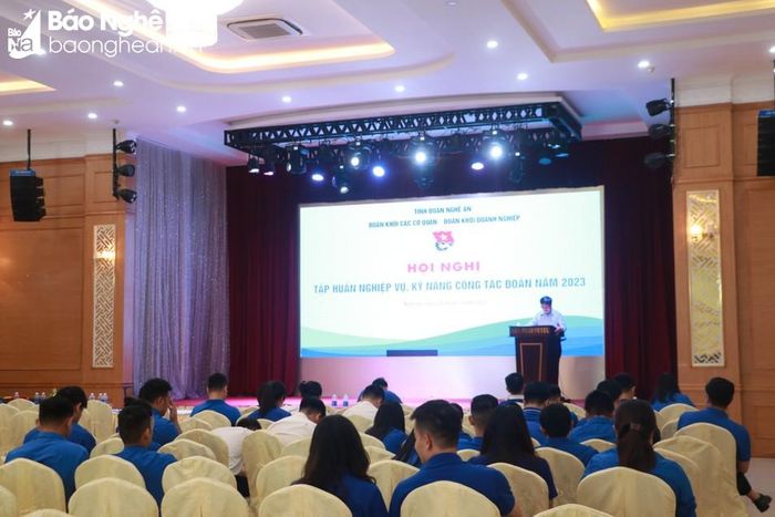 Quang cảnh hội nghị tập huấn. Ảnh: PV 