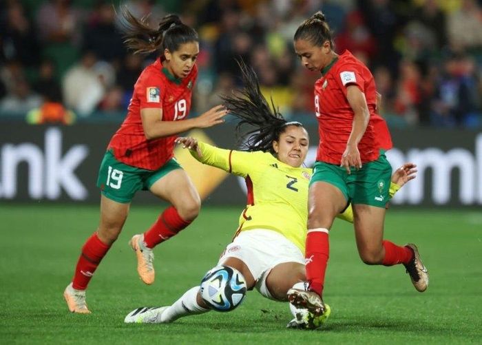  Maroc chơi sòng phẳng với Colombia và xứng đáng giành một tấm vé đi tiếp. Ảnh: sports442.com 