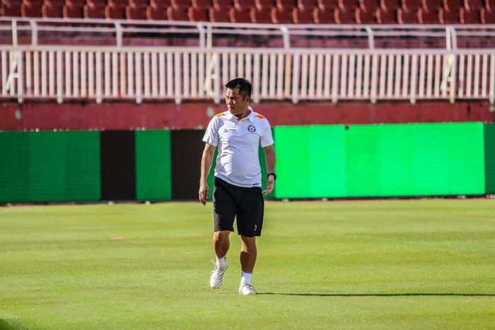 HLV Minh Đức không giải thích được tại sao cầu thủ không ghi được bàn (Ảnh: SHB Đà Nẵng FC)