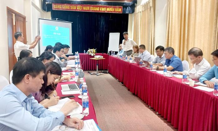 Công bố kết quả khảo sát tình hình đời sống người lao động sáng 8/8. Ảnh - N.Dương.